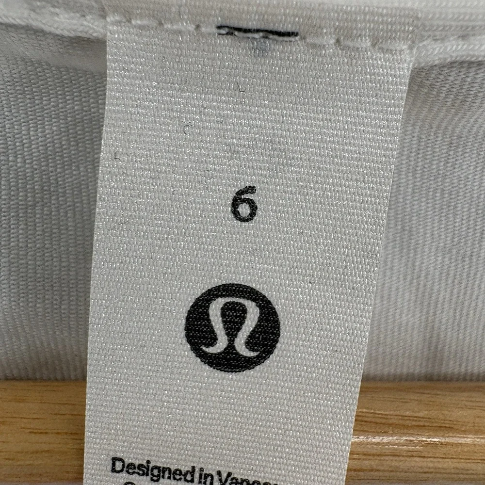 Lululemon Love Tank Top Women 10 White Pima Cotton Racerback Athletic Lot Of Two